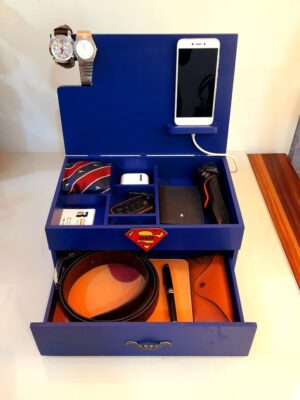 Desk Organizer For Men (Superman)