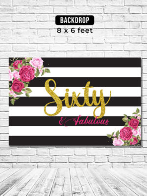 Backdrop With Acrylic Sign