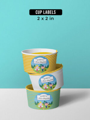 Ice - Cream Cup Labels